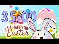 35 Minute 🐰 Happy Easter 🥚 Countdown Timer - Spinning Easter Egg - Fun Music Alarm!