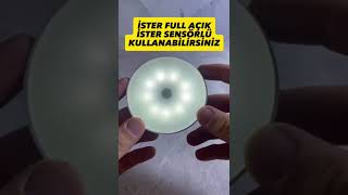 Hamaha Ticaret | Hareket Sensörlü Pratik Mini Led Lamba