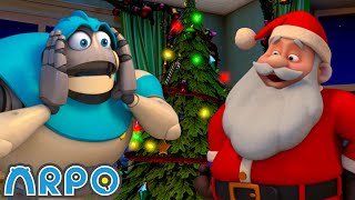ARPO the Robot | Santa Panic - Arpo Saves CHRISTMAS! | Funny Cartoons for Kids | Arpo and Daniel