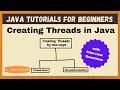 Creating Java Threads | Which is the better way to create threads? Java for Beginners