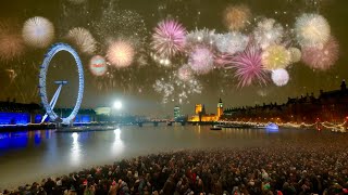 London New Year's Eve Fireworks: BBC Coverage in the UK