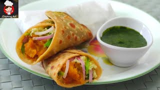 Veg Frankie Recipe | फ्रेंकी रोल रेसिपी | Frankie Recipe