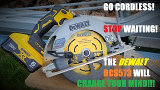 DEWALT Cordless circular saw challenge! | My Off Grid Skilsaw! | It's time to go cordless! | DCS573