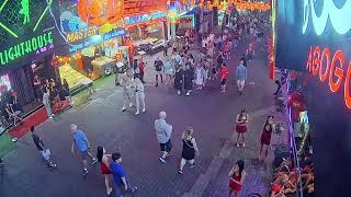 Walking Street, Pattaya, bei Nacht