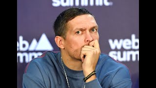 OLEKSANDR USYK out-lines the remainder of his career:  two more heavyweight fights.