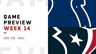 Indianapolis Colts vs. Houston Texans | Week 14 Game Preview | Move the Sticks