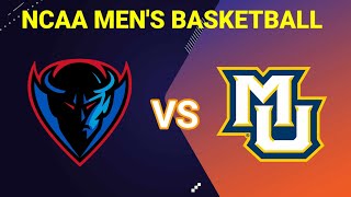 DePaul Blue Demons vs Marquette Golden Eagles | 2025 NCAA Men's Basketball Live Score