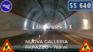 NUOVA SS 640 DEGLI SCRITTORI | LA NUOVA GALLERIA PAPAZZO DI 769 Mt. | AGGIORNAMENTI DEL 25/07/2022