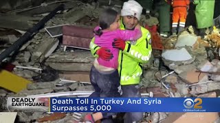 Desperate search for survivors in Turkey and Syria