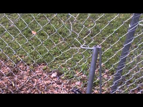 How to patch and repair a chain link fence DIY How to patch and repair a chain link fence DIY