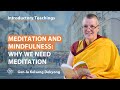 Meditation and mindfulness: Why we need meditation - Gen-la Kelsang Dekyong