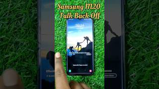 How To Off TalkBack From Samsung M20 ⚡ Samsung Mobile Se Double Tab Screen Kaise Hataye 🔥🔥 #shorts