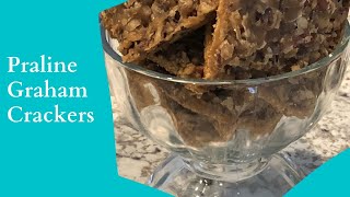 Praline Graham Crackers (Graham Cracker Toffee) | Only FOUR Ingredients | Cook With Me!