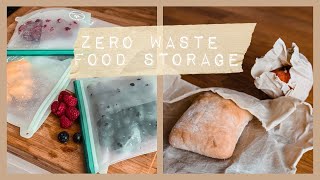 DIY WAX WRAPS \u0026 REUSABLE SILICONE BAGS | ZERO WASTE