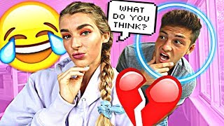I Did My Makeup BAD To See How My Boyfriend Would React! *DOES HE THINK I'M CUTE