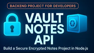 Build a Secure Notes API with Node.js | Auto Encrypt Notes using AES & Prisma