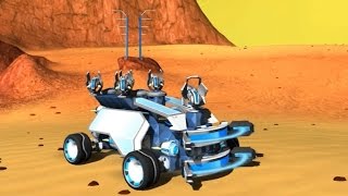 Robocraft - Tier 6 - How to build a Tesla Dune Buggy