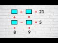 A Very Nice Algebra Problem | Fill in the boxes