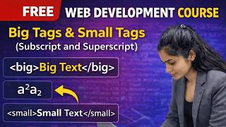 HTML Big & Small Tag Tutorial | Subscript & Superscript Tags Explained | HTML for Beginners