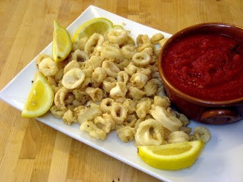 How to Make Crispy Fried Calamari Recipe by Laura Vitale Episode 48 How to Make Crispy Fried Calamari Recipe by Laura Vitale Episode 48