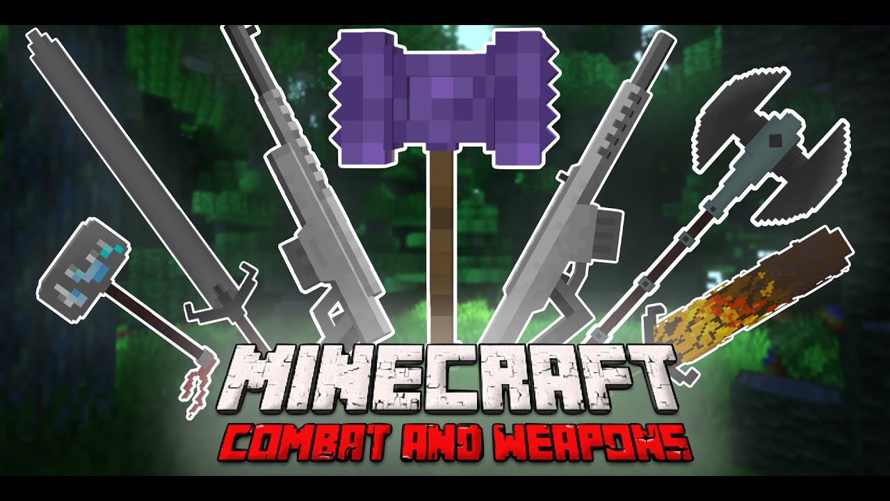 TOP 10 Combat And Weapon Mods For Minecraft! - YouTube