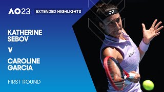Katherine Sebov v Caroline Garcia Extended Highlights | Australian Open 2023 First Round