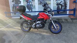 2007 Aprilia Pegaso 650 walkaround with cold start.