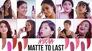Matte To Last! Liquid Lipstick Range | Swatch Out | Nykaa