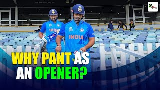 Why Rishabh Pant was tried as an opener in the practice game against Western Australia? | T20WC2022