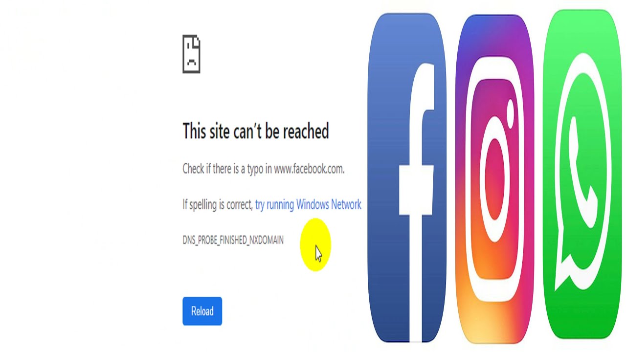 Facebook, Whatsapp And Instagram Not Working | Facebook, Instagram ...
