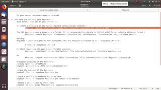 6 Server Side create Key Store Presentation