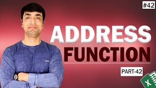 EXCEL ADDRESS FUNCTION Explained | How to use Address Function in Excel