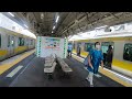 jr中央線、東中野駅構内を散策！ japan walking around higashi nakano station