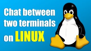 Chat between two terminals on Linux using netcat/nc
