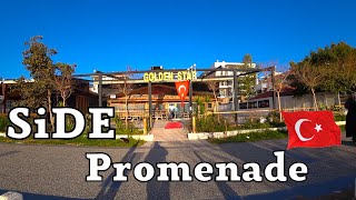 Die Promenade in Side Kumköy im Februar Türkei 2022  #1433 #side #antalya #türkei