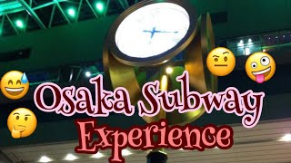 experience the osaka subway- midosuji line, exit 14