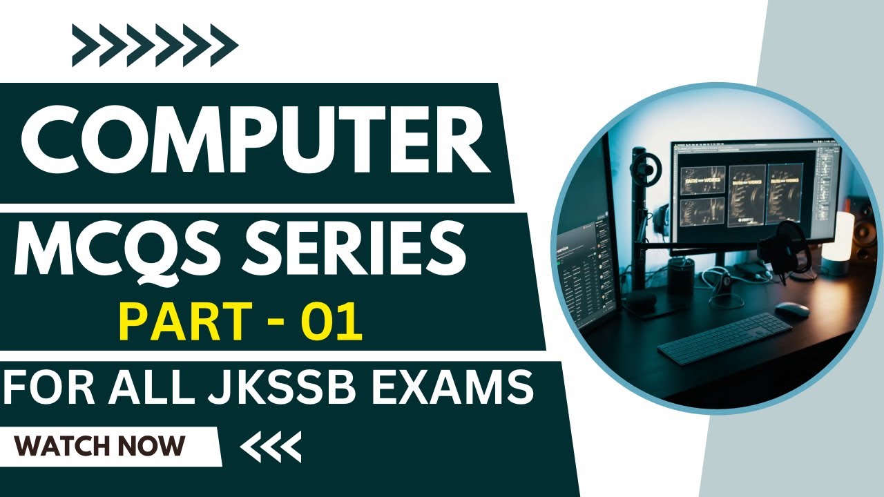 Computer MCQs Series For All JKSSB Exams | PART 01 | Jkssb Vlw Exam ...