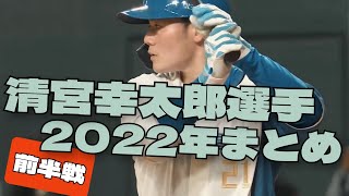 【きよみー】清宮幸太郎選手2022年前半戦シーズンまとめ