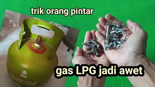 Trik mudah agar gas LPG dirumah jadi awet....@Salju-d1s