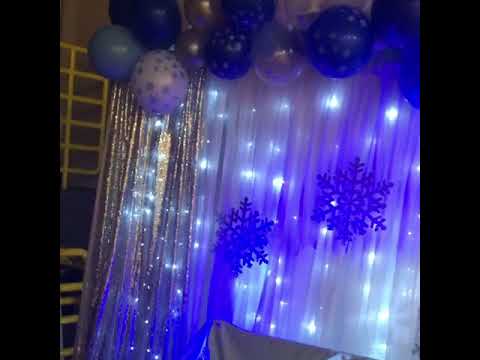 Winter Wonderland Themed Backdrop (After Up-Lighting) Winter Wonderland Themed Backdrop (After Up-Lighting)