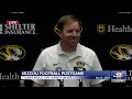 mizzou holds off vanderbilt 30 27 in overtime postgame news conference with eli drinkwitz players