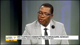 Panyaza Lesufi on Pretoria Girls High School