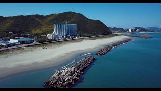 2018 6/1 pm14:30 徳島県 鳴門市大毛島 空撮 5,2km flight 八木の鼻 − ルネッサンスリゾート鳴門 − モアナコースト (DJI mavic pro 4k）