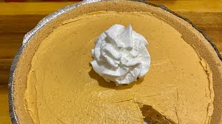 No Bake Pumpkin Pudding Pie