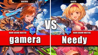 GBVSR ▰ gamera (Beatrix) VS Needy (Djeeta) | High Level Gameplay