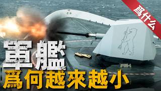 現代軍艦艦炮為何越做越小？大和號九四式艦炮460毫米口徑，現代軍艦卻愛用76毫米與127毫米口徑，未來軍艦還需要裝艦炮嗎？#軍艦