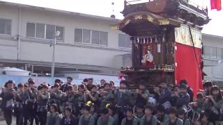 2015年 常滑市山方常山車建造百周年記念曳行（囃子披露）