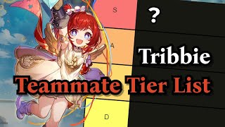 Tribbie Teammate Tier List! (Also talking about her buff hot fix) | Honkai Star Rail 3.1