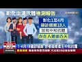 彰化萬人血清抗體檢測陽性率萬分之8.3