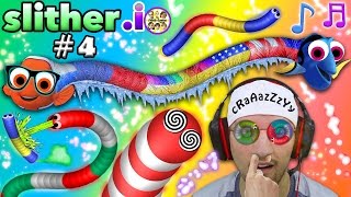 SLITHER.io #4: CRAZY GAME GLITCH after MAJOR FREEZE LAG??  (FGTEEV Duddy is Finding Dory + More)